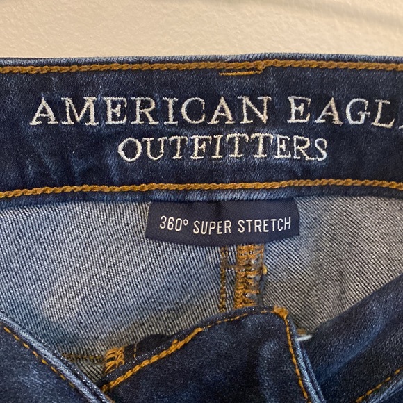 AMERICAN EAGLE 360° Super Stretch Jeggings Jeans 12 Short - Picture 3 of 5